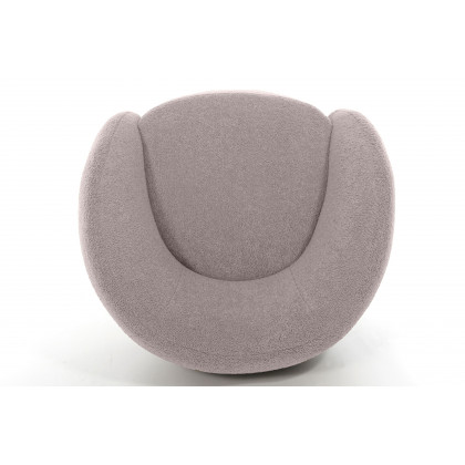 Mobital Dune Swivel Lounge Chair - Dusty Rose, Fabric