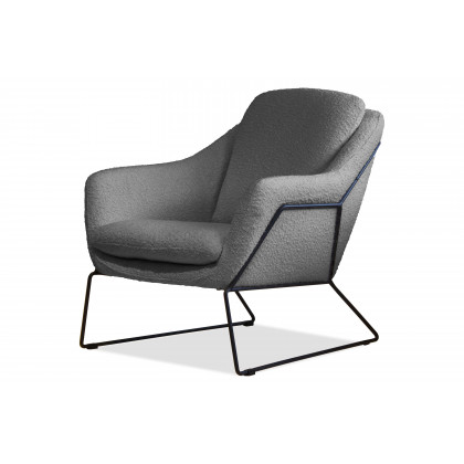Mobital - Jasper Flared Arms Solid Armchair
