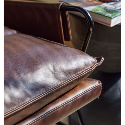 Mobital Meier Lounge Chair - Mocha Brown, Leather
