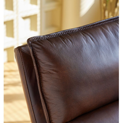 Mobital Meier Lounge Chair - Mocha Brown, Leather