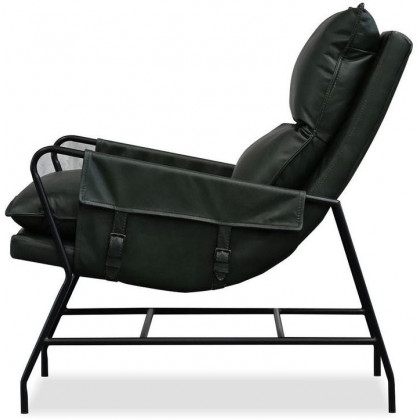 Mobital Meier Lounge Chair - Moss Green, Leather
