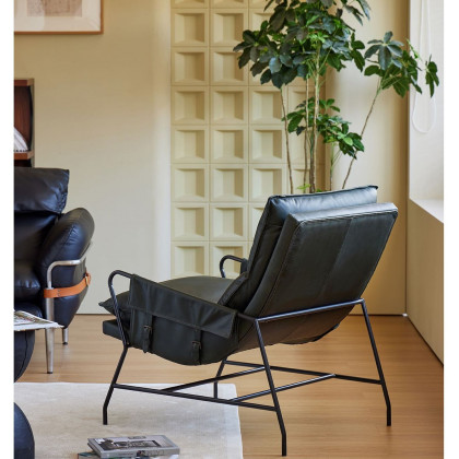 Mobital Meier Lounge Chair - Moss Green, Leather