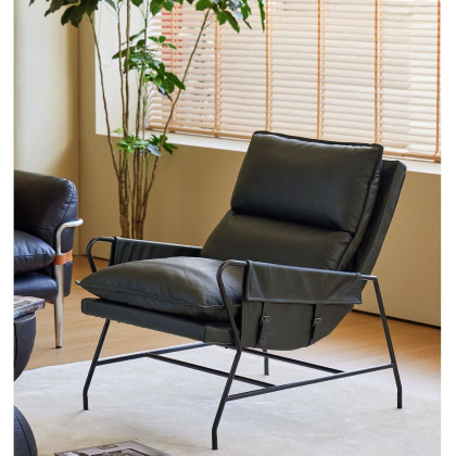 Mobital Meier Lounge Chair - Moss Green, Leather