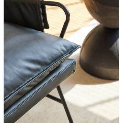 Mobital Meier Lounge Chair - Moss Green, Leather