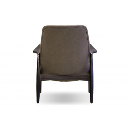 Mobital Reynolds Square Arms Lounge Chair - Gray/Black, Fabric
