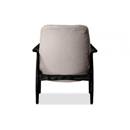 Mobital Reynolds Square Arms Lounge Chair - Smoke Boucle, Fabric