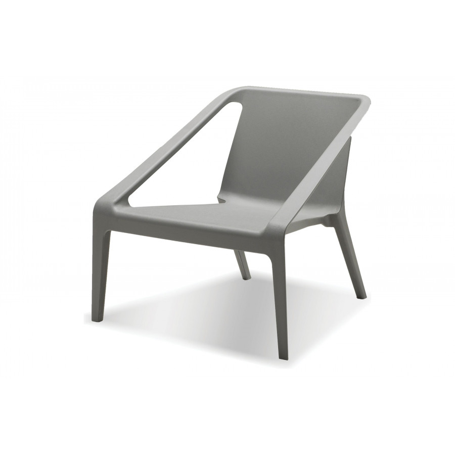 Mobital Yumi Track Arms Lounge Chair - Gray