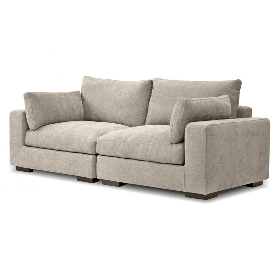 Mobital - Onza Stationary Loveseat in Oyster, Fabric