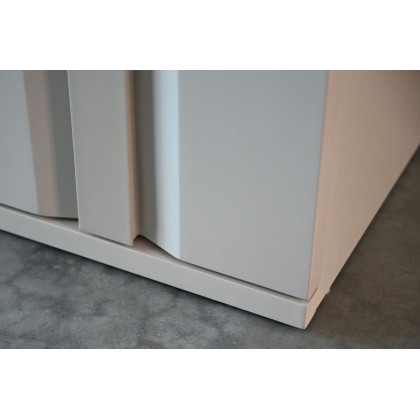 Mobital Carbon Night Table - Matte Stone, Right Facing