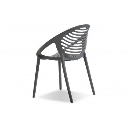 Mobital Gravely Rolled / Round Arms Armchair - Gray