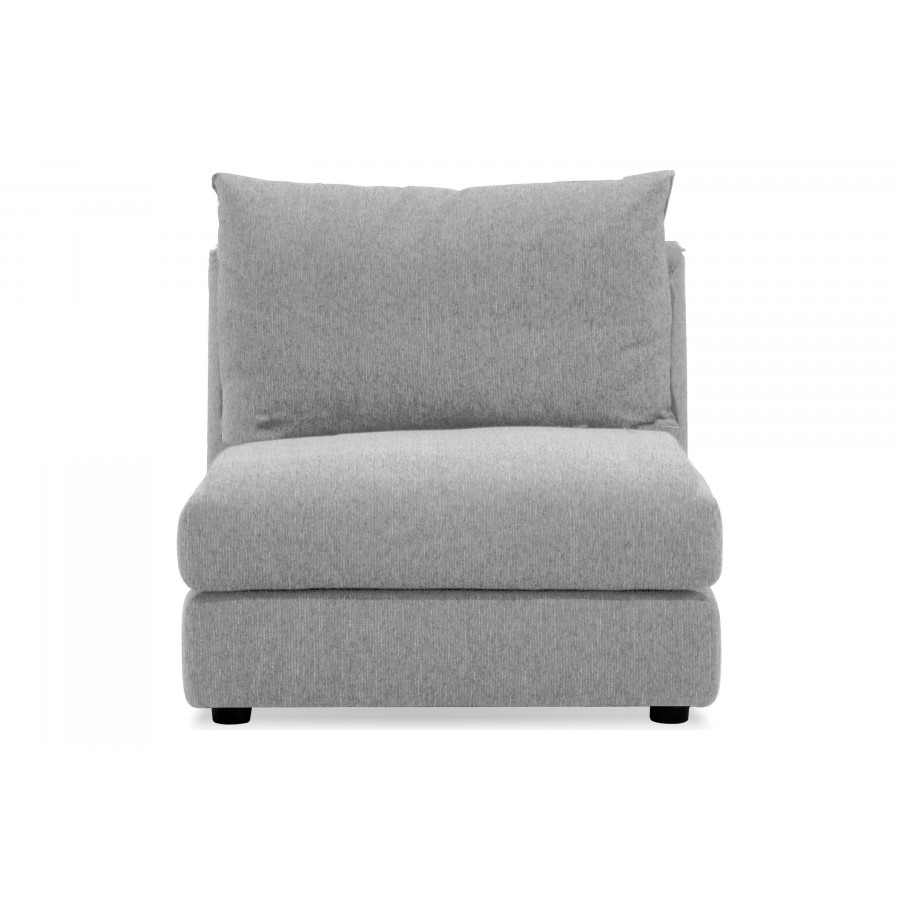 Mobital Armstrong Sectional Extension Chair - Clamshell Herring, Fabric