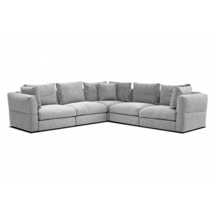 Mobital Armstrong Sectional Extension Chair - Clamshell Herring, Fabric