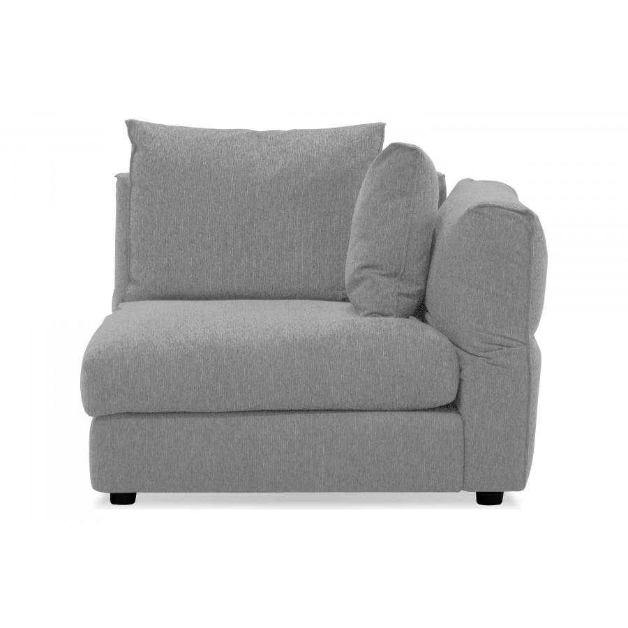 Mobital Armstrong Right Facing Chair 1 Arm of Sectional - Clamshell Herring, Fabric