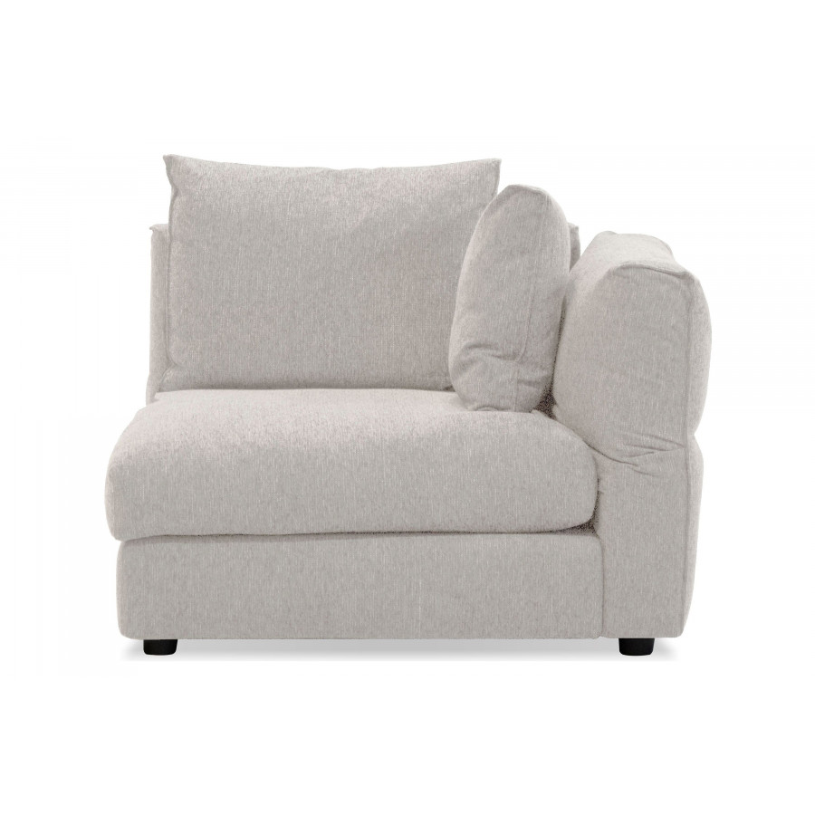 Mobital Armstrong Right Facing Chair 1 Arm of Sectional - Ivory, Fabric