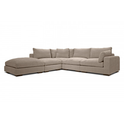 Mobital Onza Left Facing Chair 1 Arm of Sectional - Oyster, Fabric