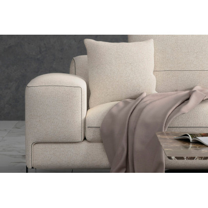 Mobital Plateau Modular LAF Piece of Sectional - Stone Wheat, Fabric