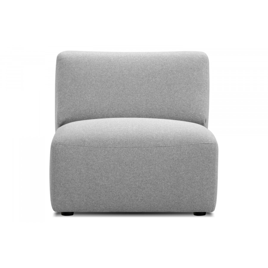 Mobital - Scoop Piece of Sectional in Fabric