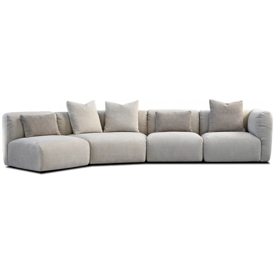 Mobital - Maarten Sectional in Desert Taupe, Fabric