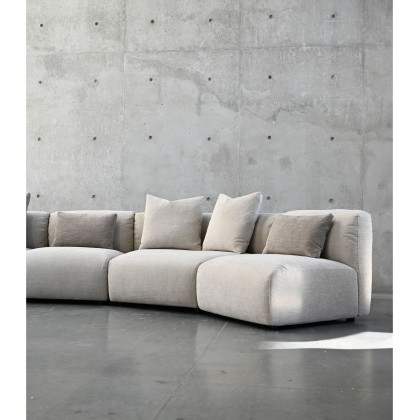 Mobital - Maarten Sectional in Desert Taupe, Fabric
