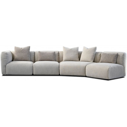 Mobital - Maarten Sectional in Desert Taupe, Fabric