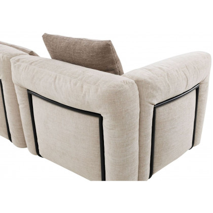 Mobital - Maarten Sectional in Desert Taupe, Fabric