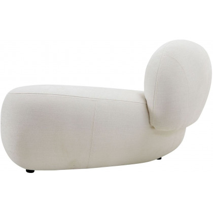 Mobital Moritz 3-Piece Chaise Facing Left Sectional - White, Fabric