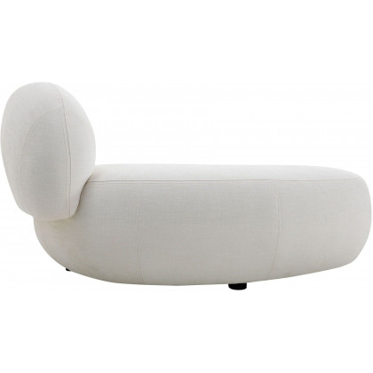 Mobital Moritz 3-Piece Chaise Facing Left Sectional - White, Fabric