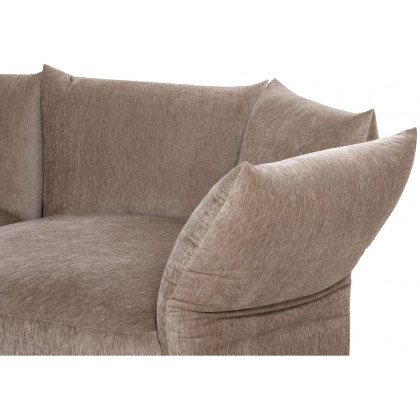 Mobital - Tobago Left Facing Sectional in Warm Taupe, Fabric