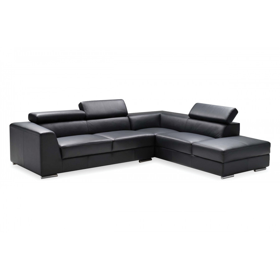 Mobital Icon Modular L-Shaped Corner Sectional - Right Facing, Black