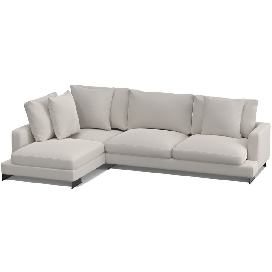 Mobital Weekender Right Facing Sectional - Eggshell, Fabric