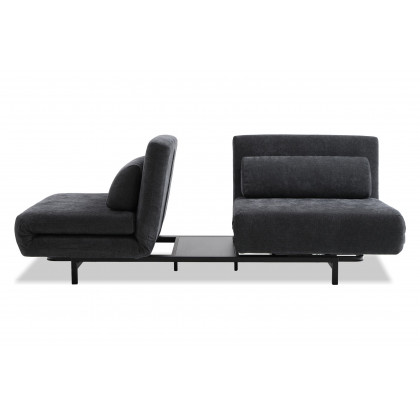 Mobital - Iso Double Chair-Bed in Dusk Chenille, Fabric