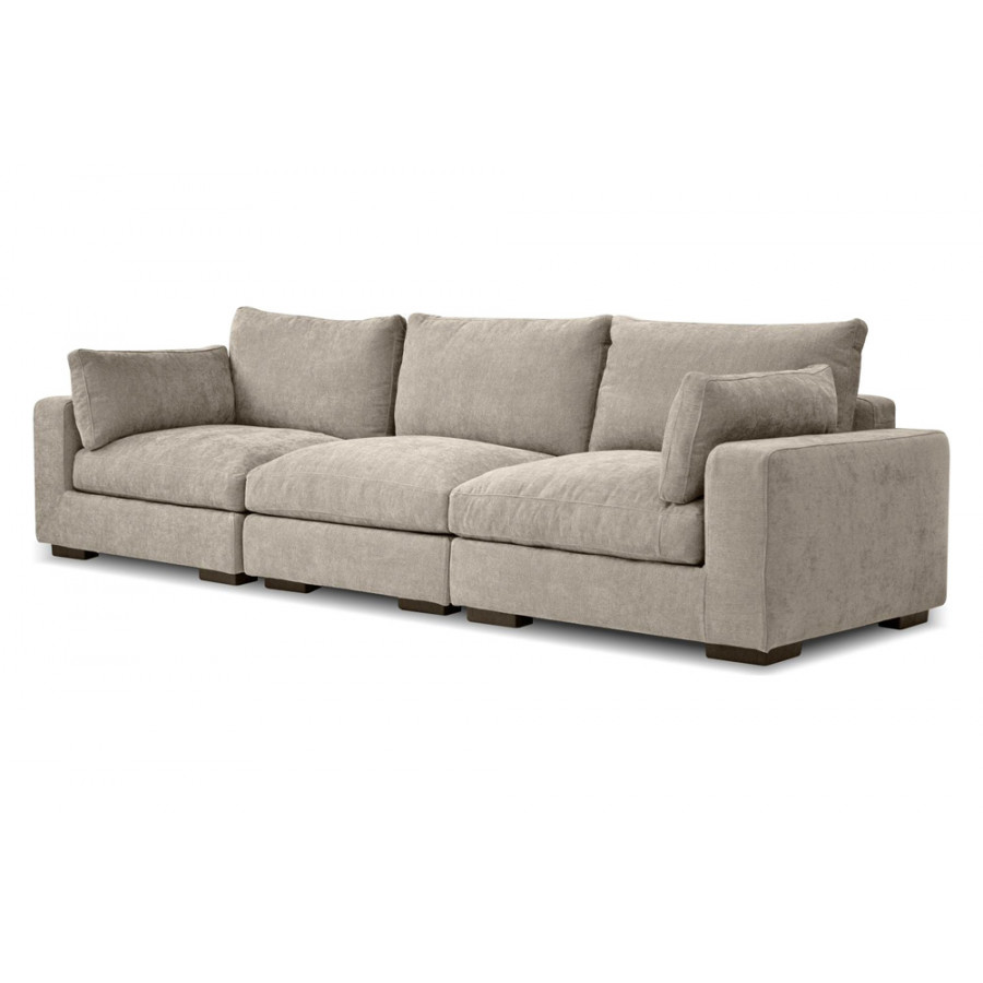 Mobital - Onza Stationary Sofa in Oyster, Fabric