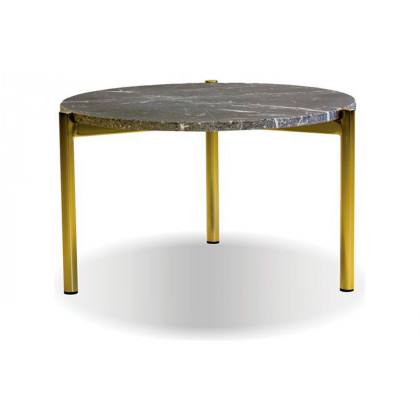Mobital Atlas Round Coffee Table - Matte Black, Small