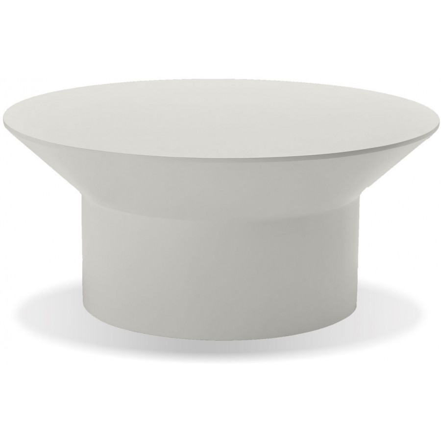 Mobital Boracay Round Coffee Table - Tapioca, Concrete