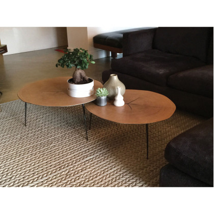 Mobital Oakley Low Coffee Table - Natural Walnut