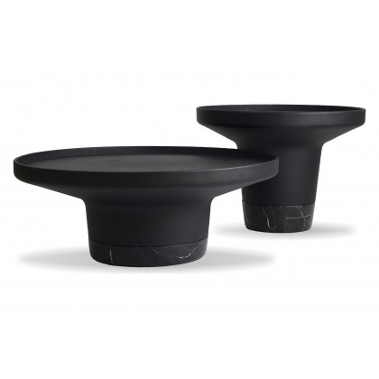 Mobital - Spacer Round Coffee Table in Matte Black