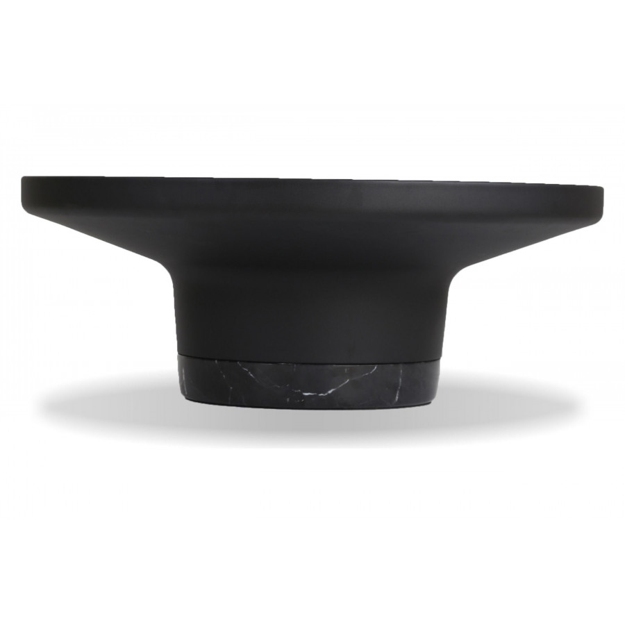 Mobital - Spacer Round Coffee Table in Matte Black