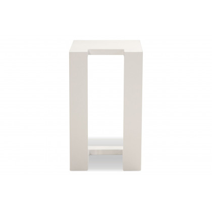 Mobital Ambleside End Table - White, Aluminum