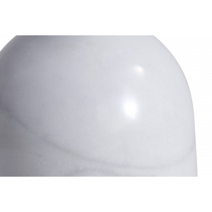 Mobital Apothecary Low End Table - White, Marble