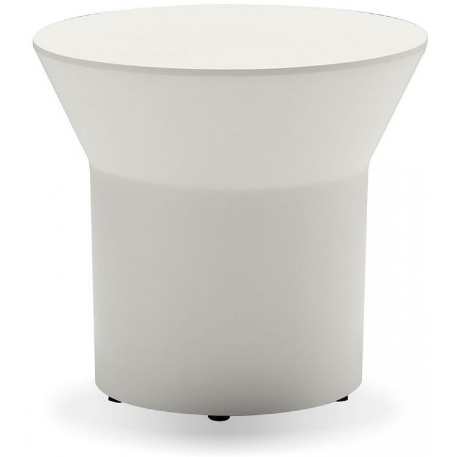 Mobital Boracay Round End Table - Tapioca, Concrete