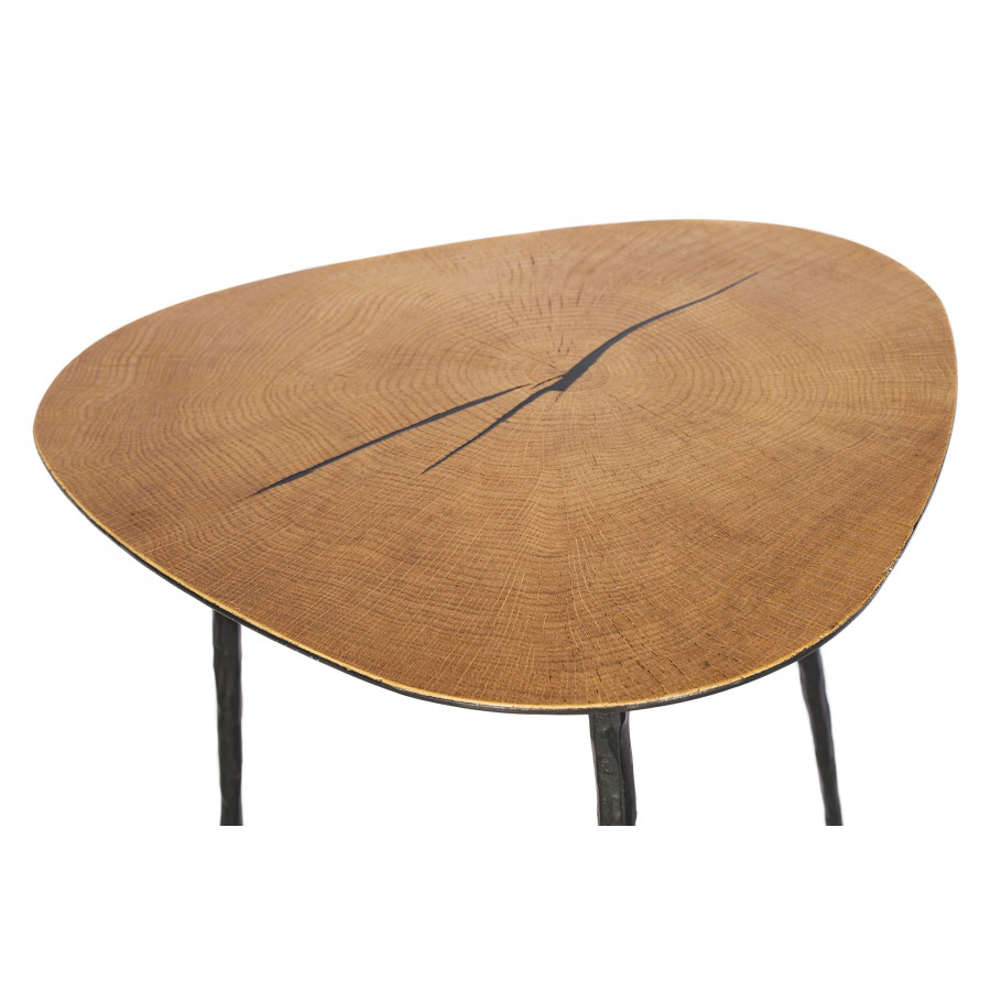 Mobital Oakley Low End Table - Natural Walnut