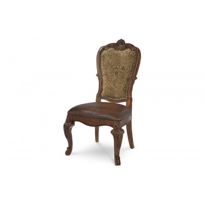 A.R.T. - Old World Upholstered Back Side Chair Set of 2