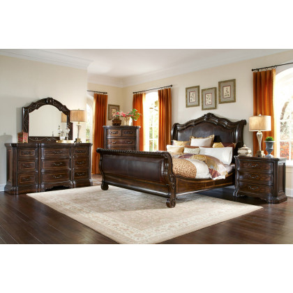 A.R.T. Valencia Upholstered Sleigh Bed - King Size