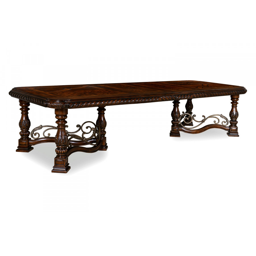 A.R.T. - Valencia Trestle Extendable Dining Table