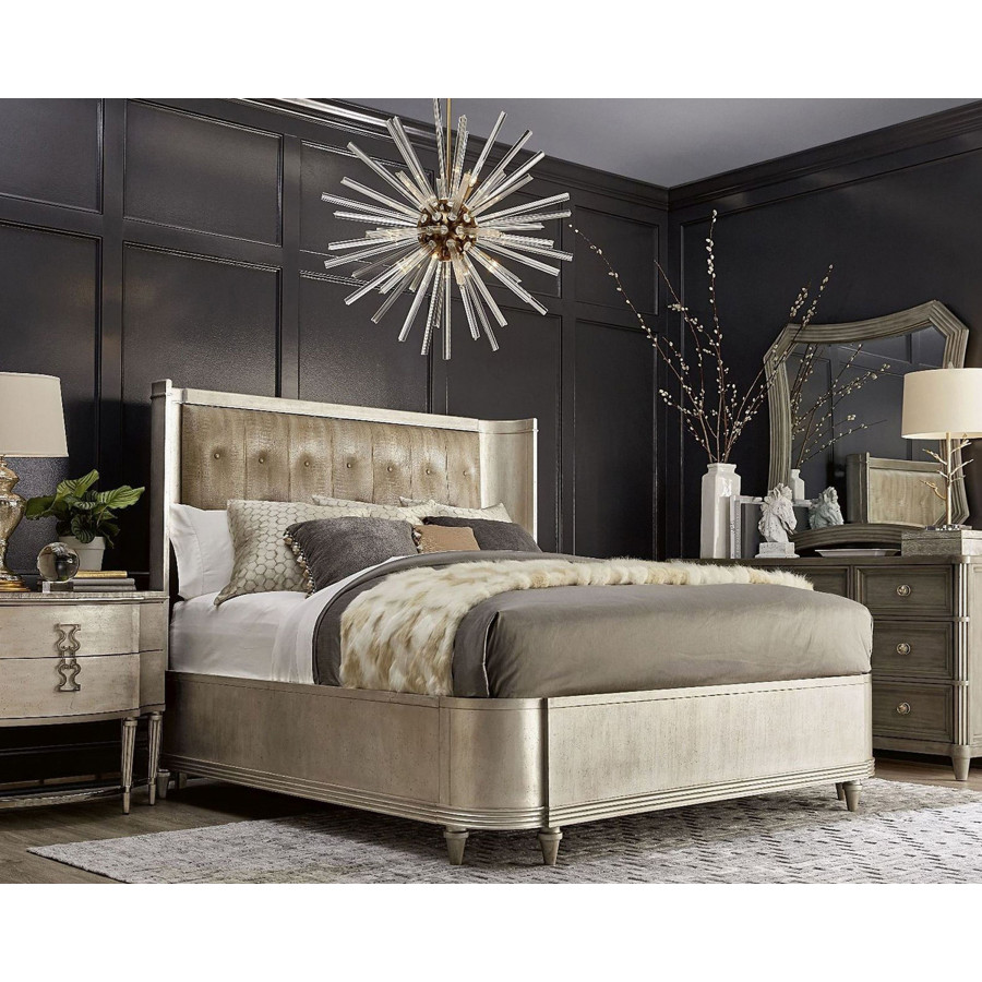 A.R.T. - Morrissey Bezel Lloyd Upholstered Shelter Bedroom Set