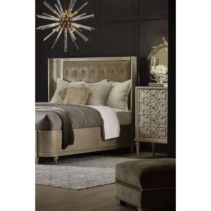 A.R.T. - Morrissey Bezel Lloyd Upholstered Shelter Bedroom Set