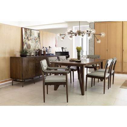 A.R.T. - Epicenters Silver Lake Upholstered Back Side Chair Set of 2