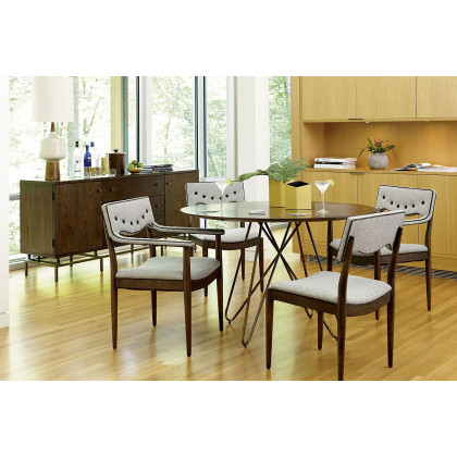 A.R.T. - Epicenters Silver Lake Upholstered Back Side Chair Set of 2