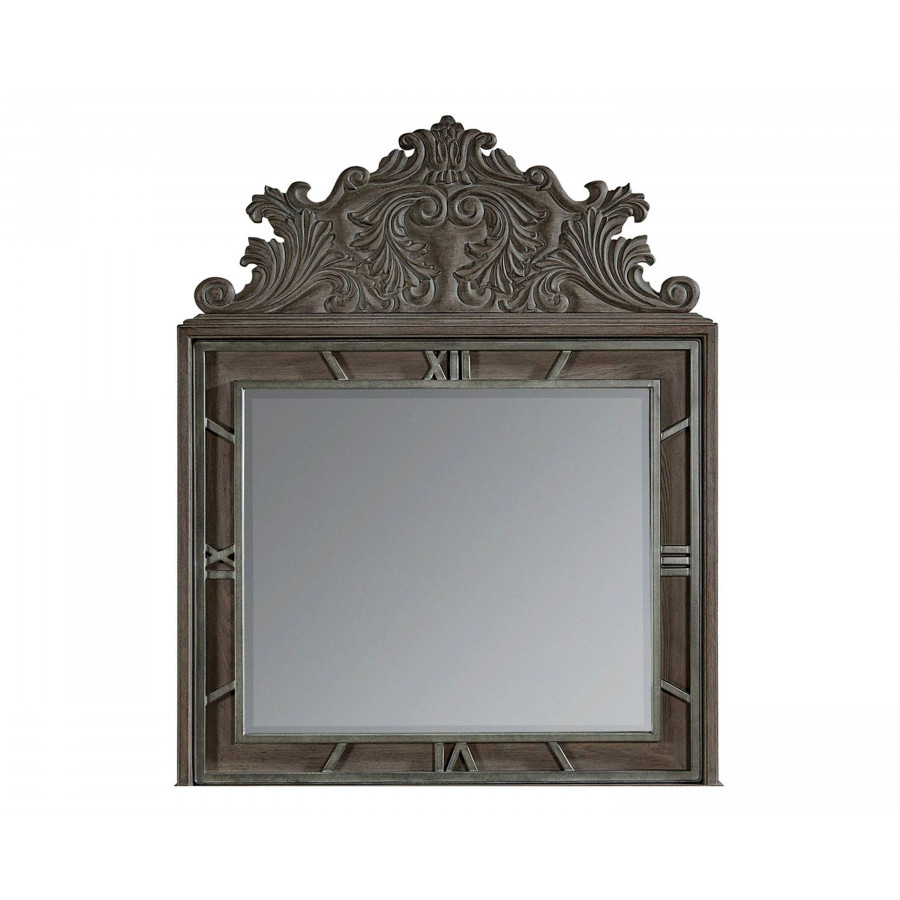 A.R.T. - Vintage Salvage Walnut Benjamin Mirror