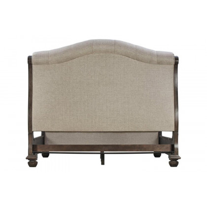 A.R.T. Furniture Vintage Salvage Lanza Upholstered Tufted Bed - Queen Size
